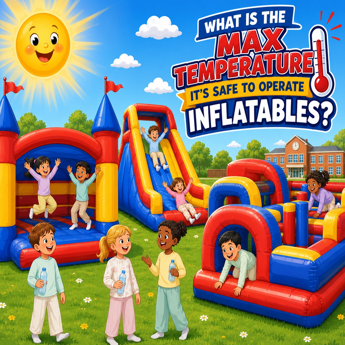 What is the Maximum Temperature it's Safe to Operate Inflatables?